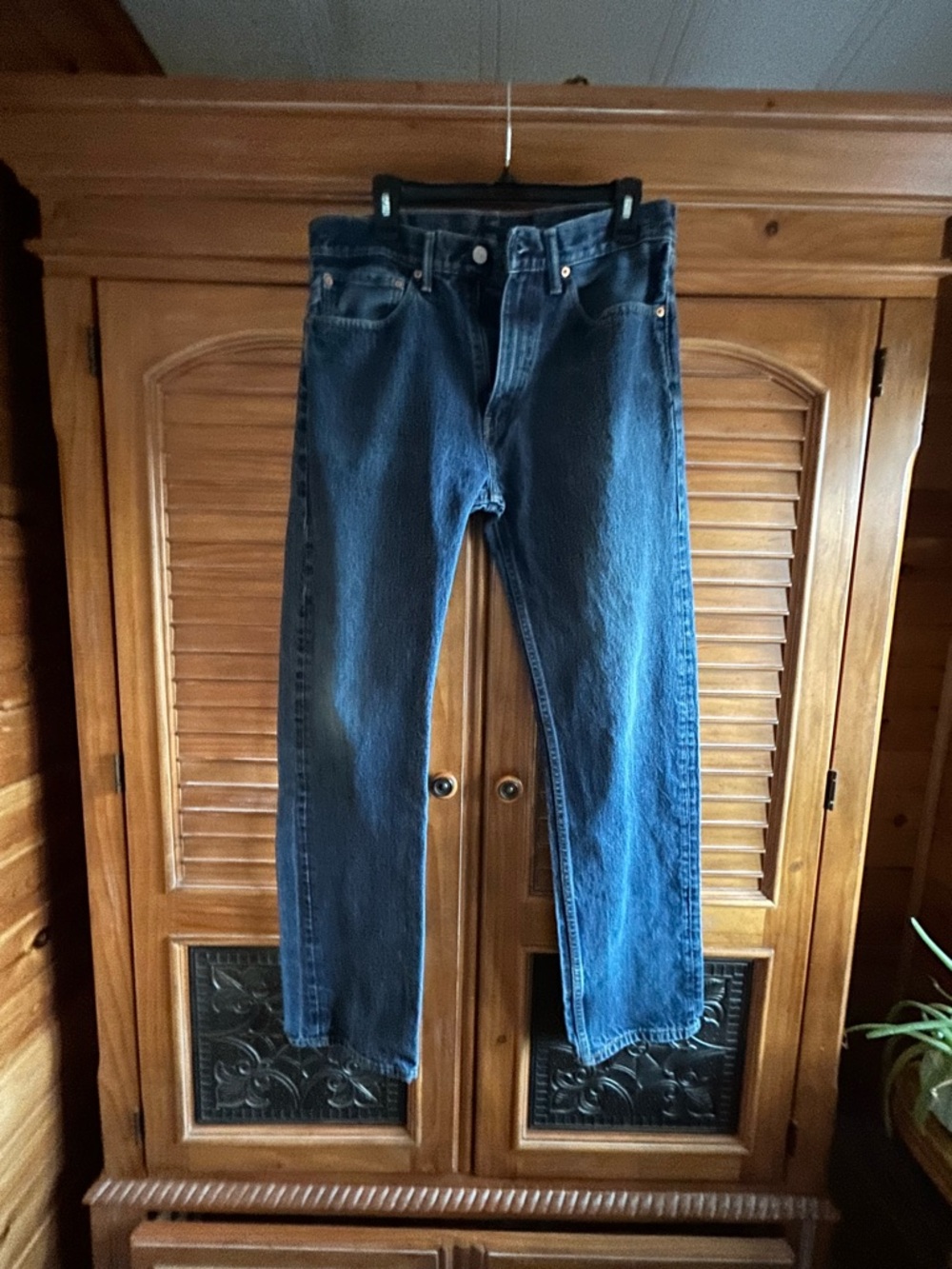 Levi's Men's Straight Jeans - Indigo Blue Denim
